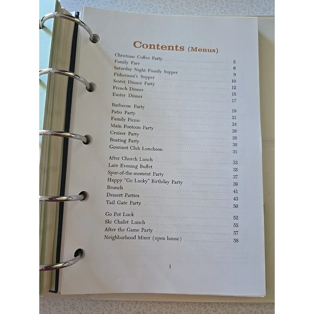 Collectors Bake Book Occident/King Midas Peavey Company Binder Cookbook‎